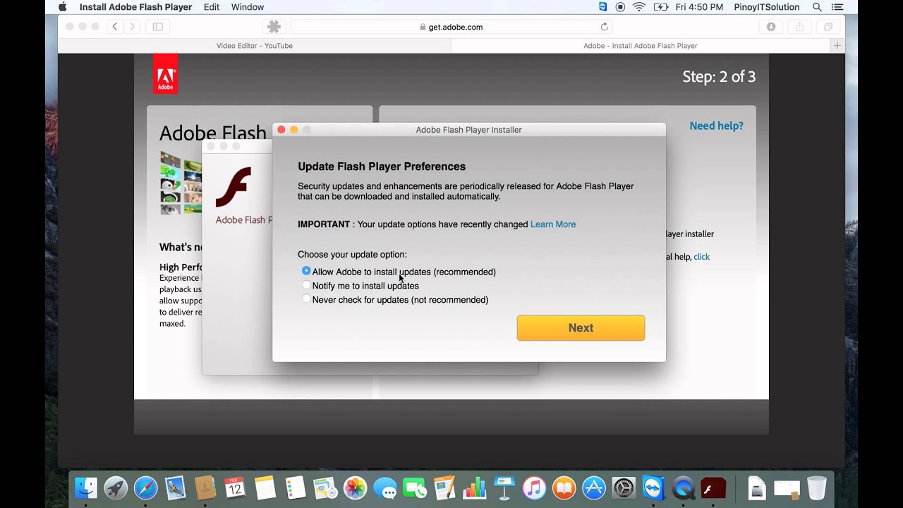Latest adobe flash player for mac free download
